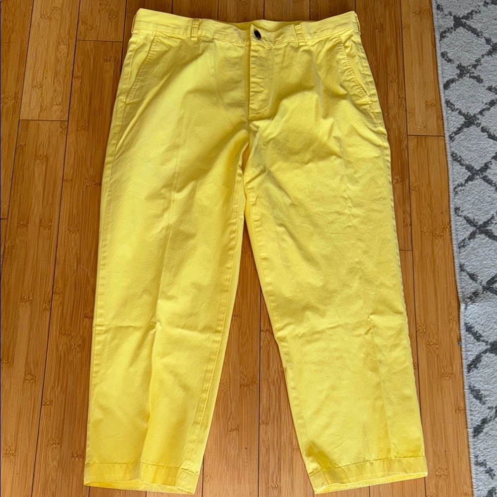 Brooks Brothers Yellow Chino Khakis